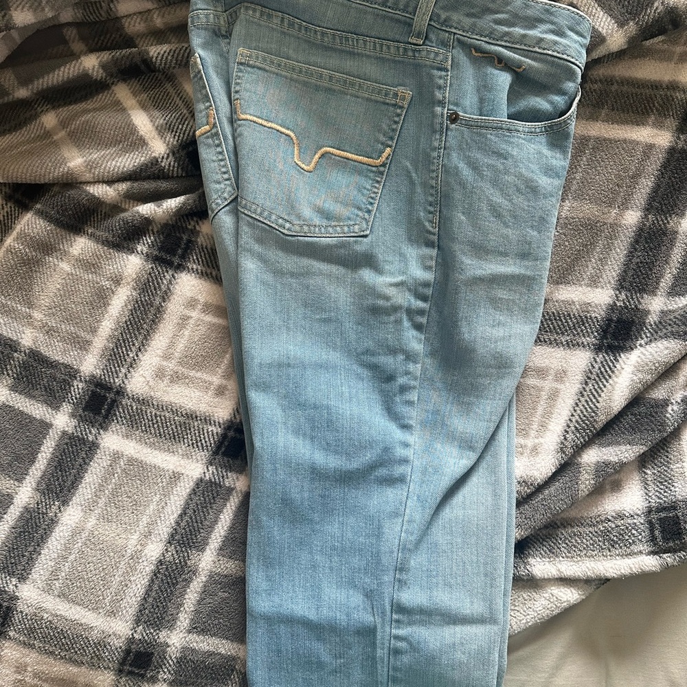 Kimes Ranch Light Blue Flare Jeans